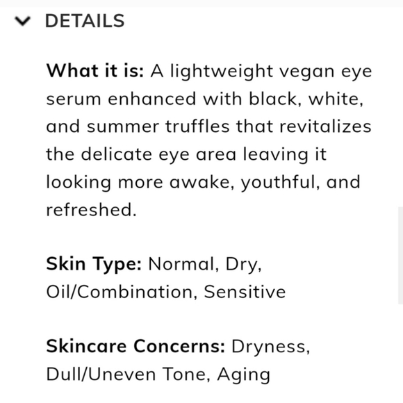 Byroe New York Truffle Vegan Eye Cream NEW msrp $114 - Picture 6 of 7